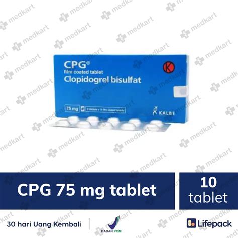 CPG 75MG TABLET 10'S Price, Uses, Side Effects & Substitutes | Medkart