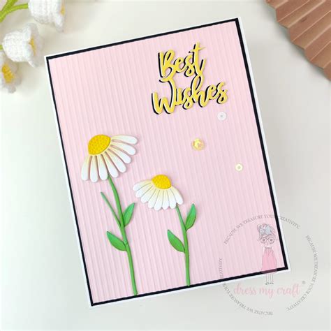 Best Wishes Daisy Card – CRAFTERS CORNER
