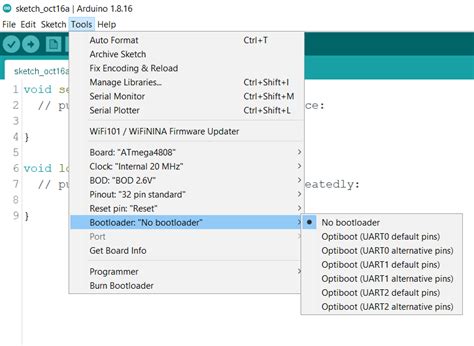 Image result for Atmega4809 Arduino Bootloader