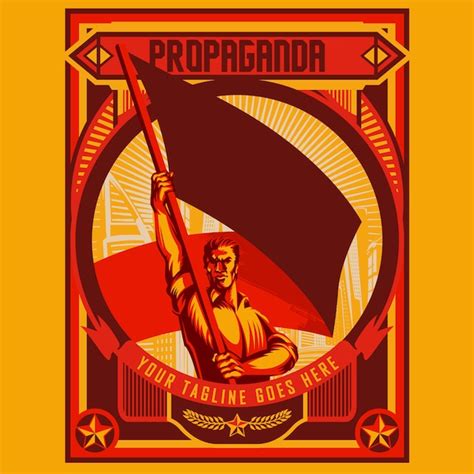 Homme tenant un modèle d'illustration affiche drapeau blanc | Vecteur ...