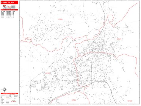 Santa Fe Zip Code Map