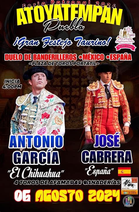 Dos corridas de toros en Atoyatempan, Puebla en los primeros días de ...