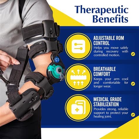 BraceAlign ROM Hinged Elbow Brace - Adjustable Range of Motion India | Ubuy