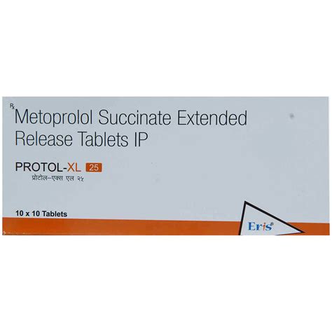 Protol XL 25 Tablet | Uses, Side Effects, Price | Apollo Pharmacy