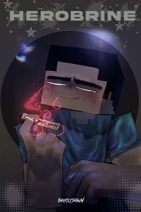 Herobrine ッ | Minecraft anime, Minecraft comics, Minecraft art