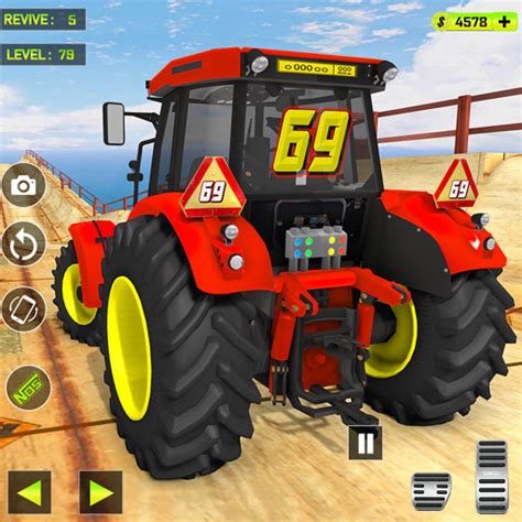 Farming Tractor Simulator Game - Gt Tractor Stunt: Tractor Games, Real ...