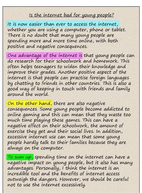Form two teams,and debate the pros and cons of using internet(100 words ...