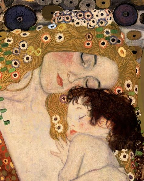 Gustav Klimt "The Three Ages of Woman" (detail modified) 1905 | Gustav ...