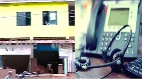 Ibrahim Pullattil behind parallel telephone exchange in Kozhikode ...