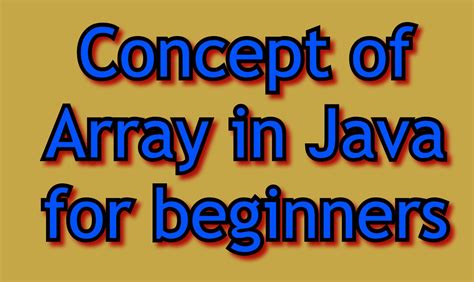 Image result for Java Array Variable