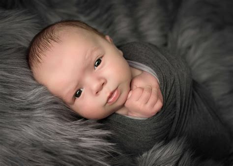 Benjamin ~ Newborn Photos with a 7 week old | One Big Happy Photo