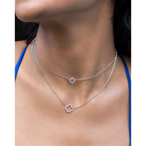 Buy Shaya by CaratLane Lady Luck Necklace in 925 Silver Online