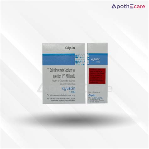 Buy Xylistin 1 MIU Injection Online: Uses, Price, Dosage, Side Effects