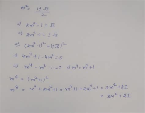 Let i denote the 4 x 4 identty matrix. if the roots of the ...