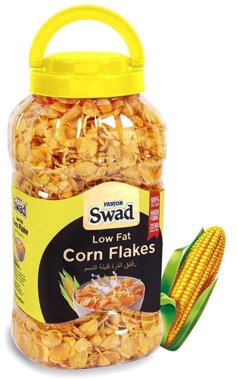 Swad Breakfast Cereal, Low Fat Corn Flakes (99% Fat Free, Zero ...