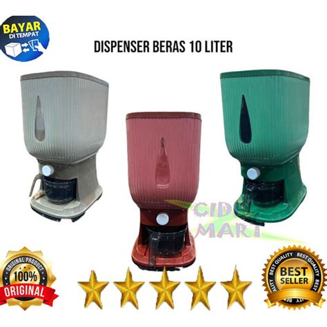 Jual Dispenser Beras 10L New Modern Tempat Wadah Penyimpanan Beras ...