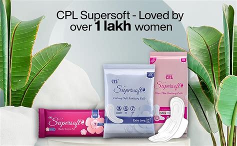 Buy CPLSUPERSOFT Ultra-Thin Rash Free Natural Sanitary Pads - 7 Pads ...