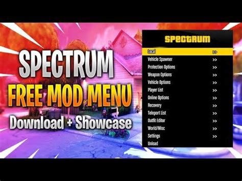 Image result for Spectrum Mod Menu GTA