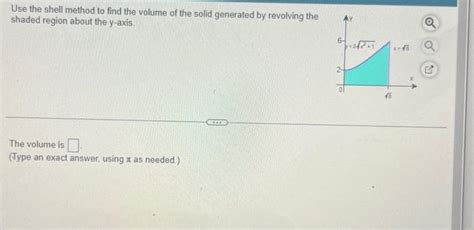 How to Find Volume Using Shell Method 的图像结果