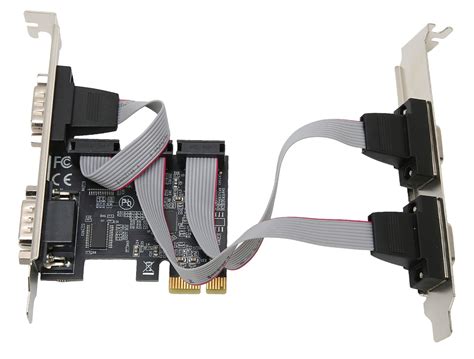 BOXNUBE 4 Port PCI-E RS232 Serial Card, 4 x Serial DB9 Port PCI Expres