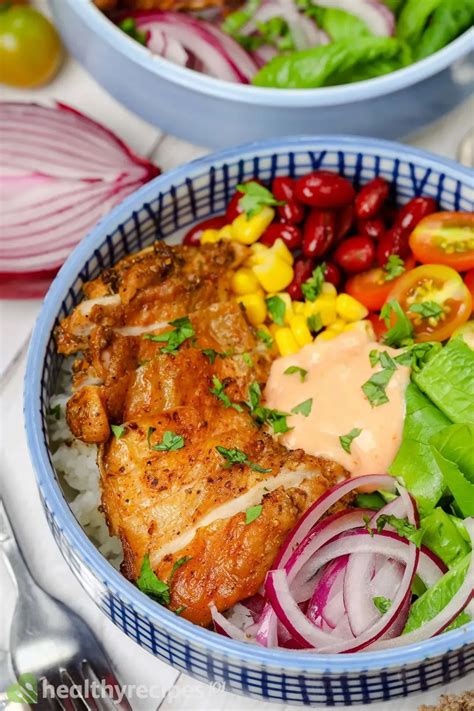 Chicken Bowl Recipe: A Perfect Mix of Chicken, Rice, and Veggies