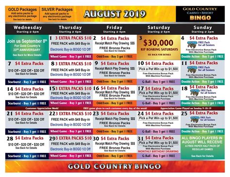 Potawatomi Bingo Calendar - prntbl.concejomunicipaldechinu.gov.co