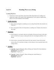 Image result for Waves on a String Lab