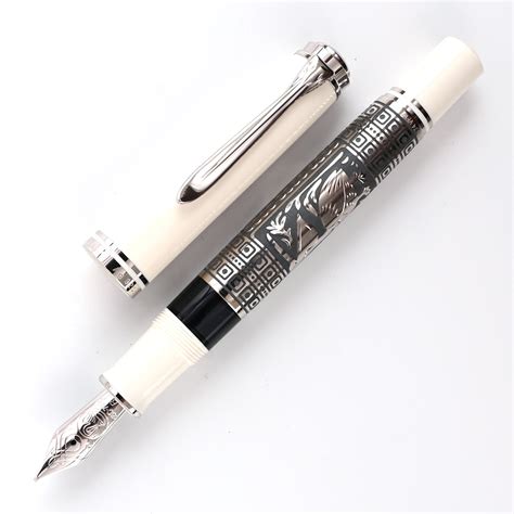 Buy Pelikan Toledo White Fountain Pen | Pelikan M910 Online at Makoba