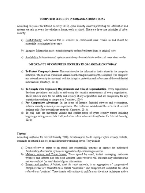 Image result for Importance of Computer Security