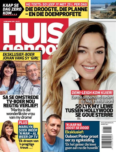 Get digital access to Huisgenoot - 1 Februarie 2018 issue | Magzter.com