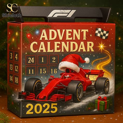 F1 Edition 2025 Advent Calendar-Shicloth