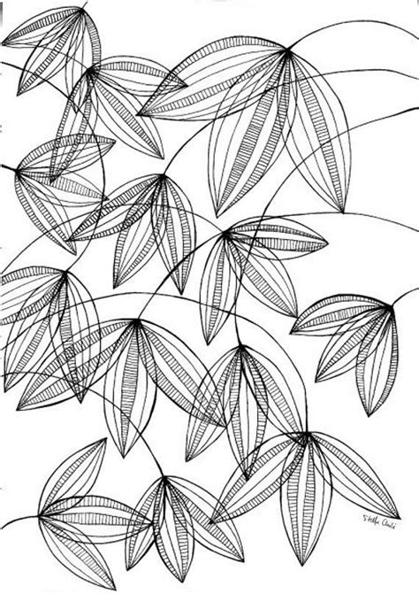 plant illustration black and white