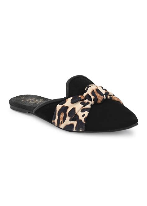 Get Knot Detail Animal Patch Mules at ₹ 850 | LBB Shop