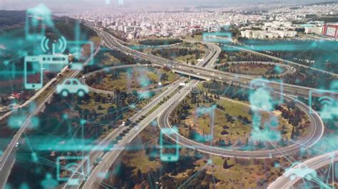 Transportation and Technology Concept. ITS Intelligent Transport ...