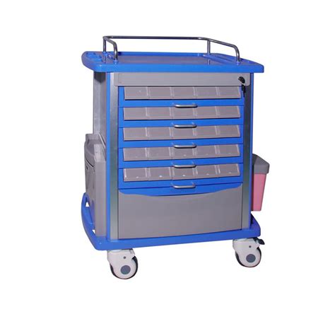 Medication Trolley Double Side Tryers