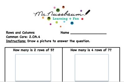 What Is Rectangular Array 6 Grade 的图像结果
