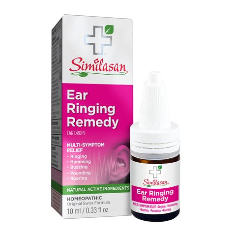 Similasan Ear Ringing Remedy Drops 0.33 oz â€“ Relief for Ringing, Buzzing & Humming Ears | Buy ...