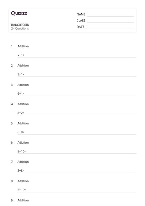 50+ Addition and Ten Frames worksheets for 2nd Class on Quizizz | Free ...