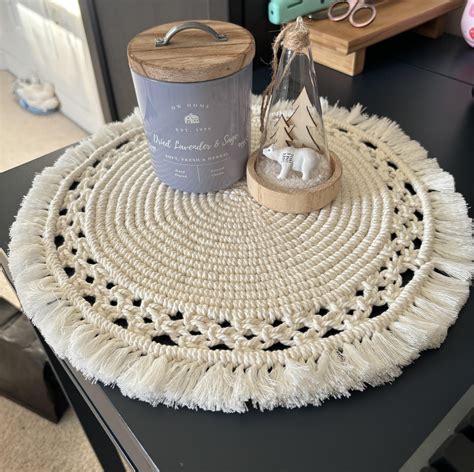 Image result for Macrame Placemat Tutorial