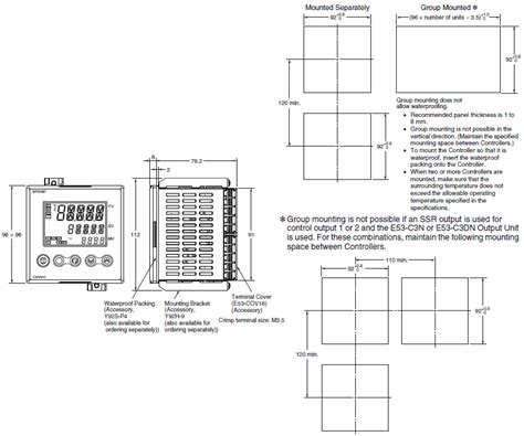 E5AN-H, E5EN-H Advanced Digital Temperature Controller (96 x 96 mm and ...