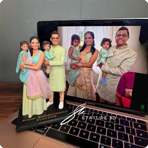Custom Family 3D Miniature Figurines | Unique Gifts – STATURE 3D