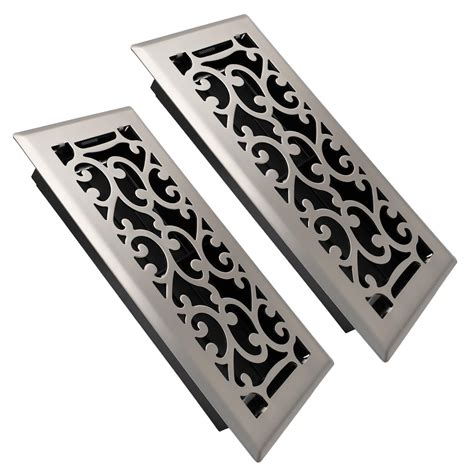 SANYCASA 4x10 Inches Air Floor Vents Register Ease Adjust Air Flow ...