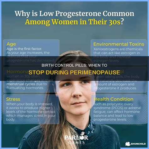 Birth Control Pills: When To Stop During Perimenopause | ShunChild