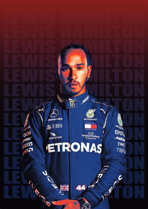 Lewis Hamilton Mercedes | F1 Poster – The Artflex