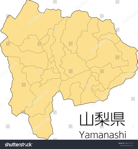 Map Of Yamanashi Japan