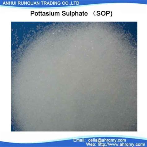 China Potassium Sulphate 52% Powder/ Sop K2so4 (Potassium Fertilizer ...