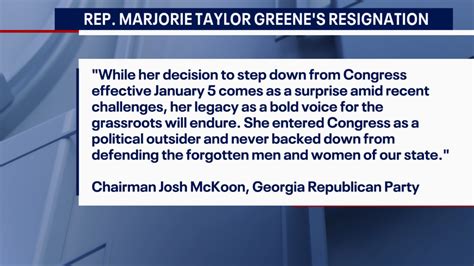 Trump calls Marjorie Taylor Greene's resignation 'great news' | FOX 5 ...