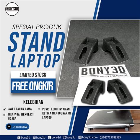 Dudukan Laptop | Pengganjal Laptop | Stand Laptop | Penyangga Laptop ...