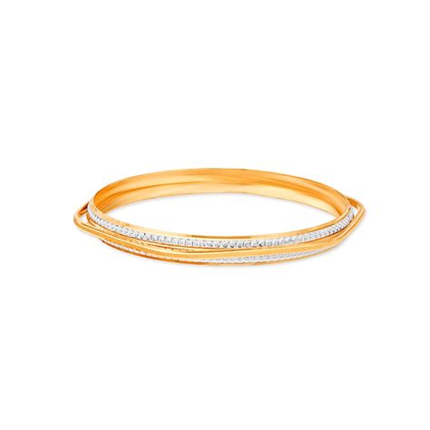Textured Gold Bangles