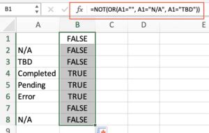 Image result for Excel Not Function Range
